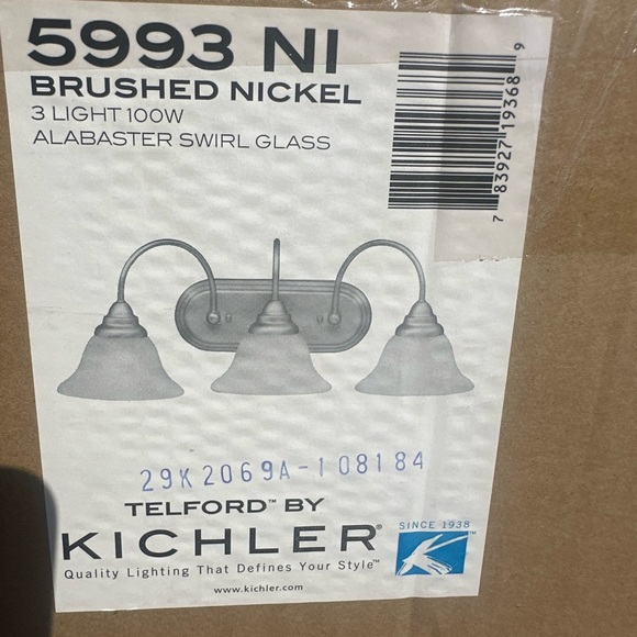 Telford 24 Inch 3 Light Bath Vanity Light by Kichler Lighting - Picture 2 of 5